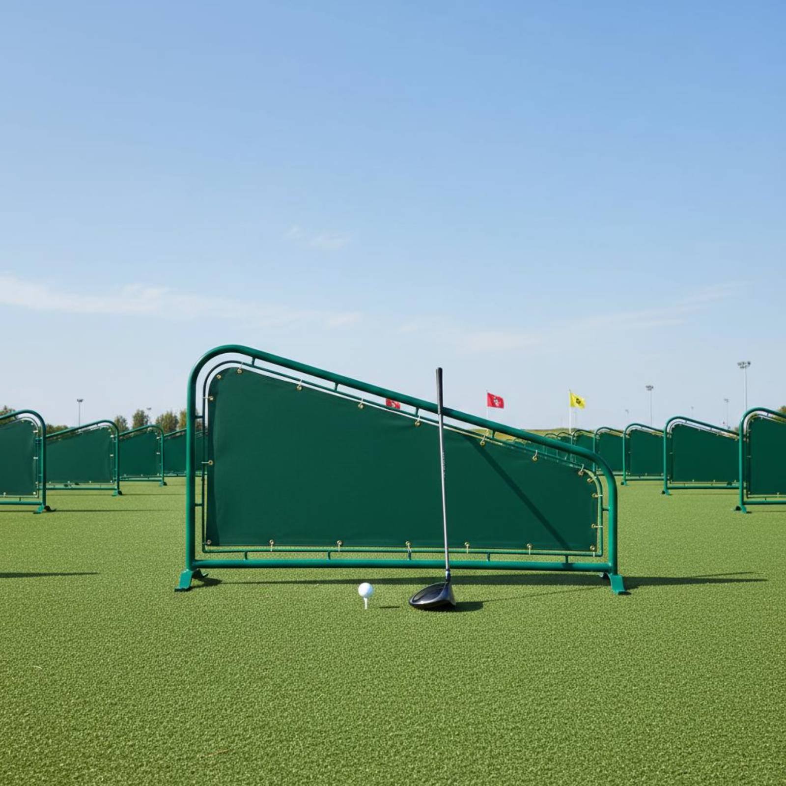 Heavy Equipment In - Płócienna przegroda golfowa, wytrzymała bariera na