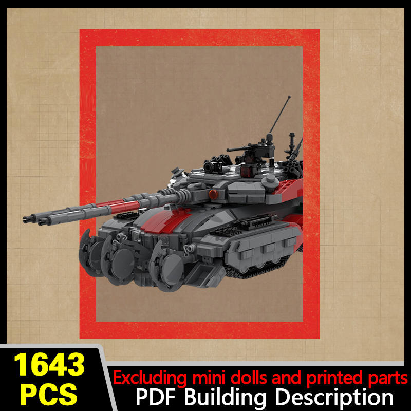 Heavy Equipment Armor - Ciężki Pancerny Czołg Model MOC Klocki