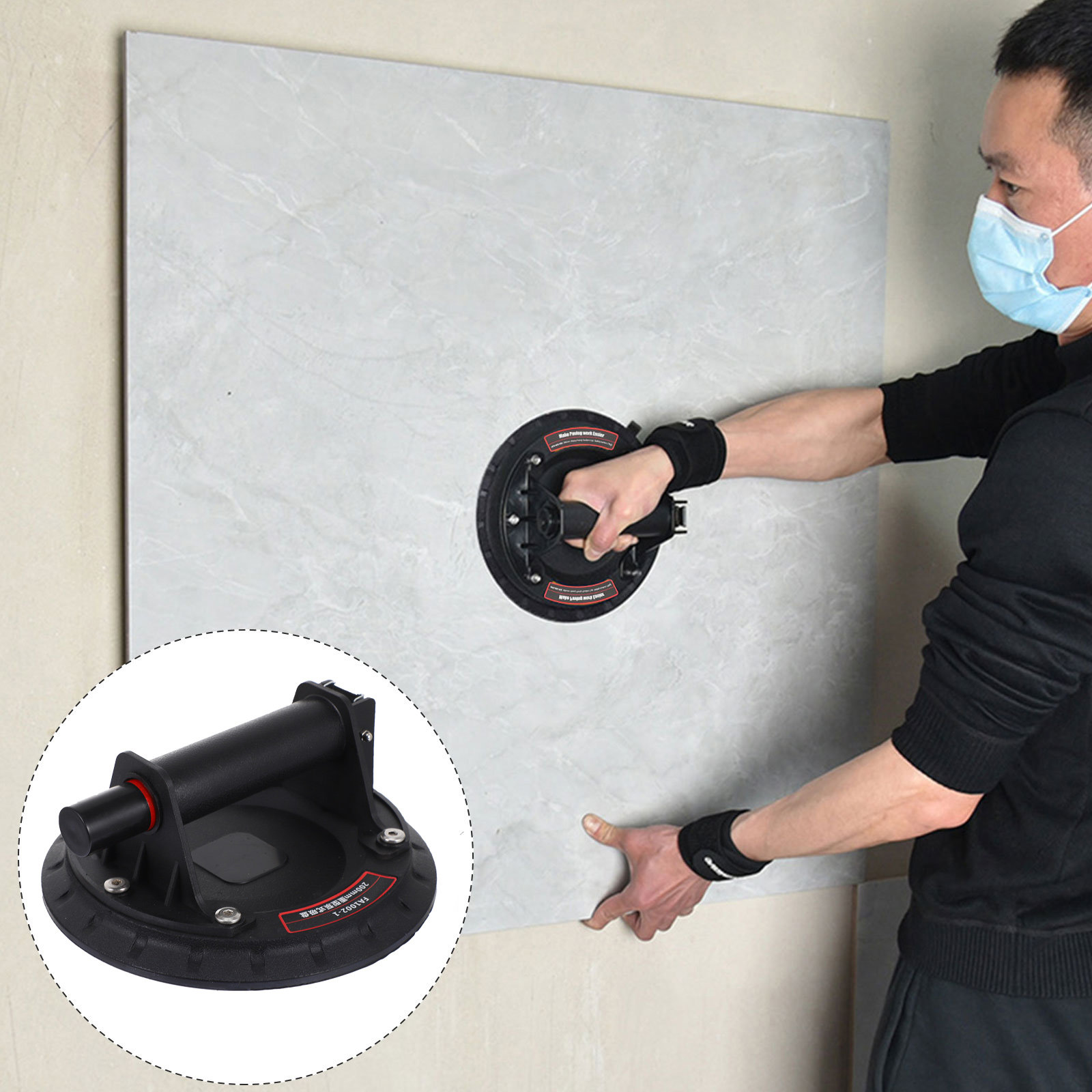 Vacuum Suction Cup Lifter - Przyssawka do szkła o dużej wytrzymałości,
