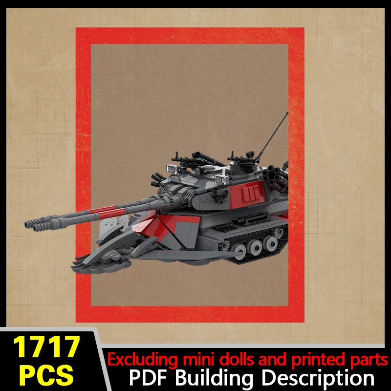 Heavy Equipment Armor - Ciężki Pancerny Czołg Model MOC Klocki