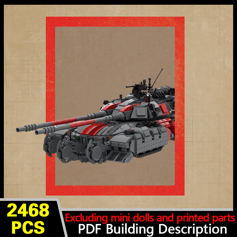 Heavy Equipment Armor - Ciężki Pancerny Czołg Model MOC Klocki