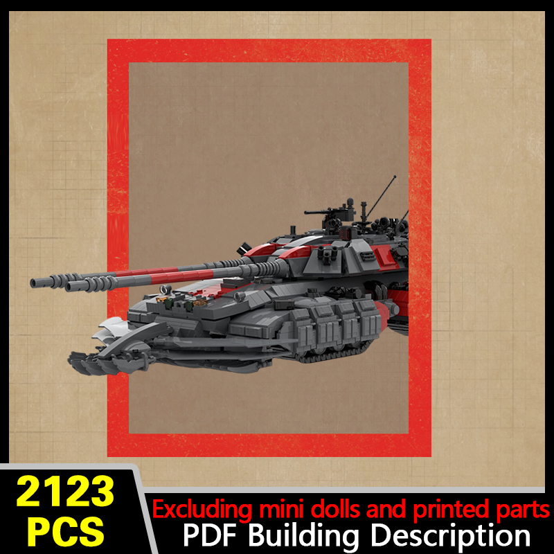 Heavy Equipment Armor - Ciężki Pancerny Czołg Model MOC Klocki