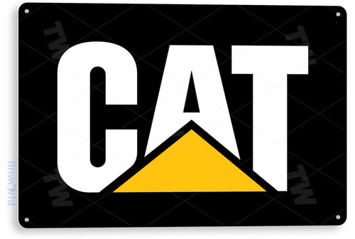 Heavy Equipment Sign - TABLICA METALOWA KOT Mechanik Narzędzia Elektryczne