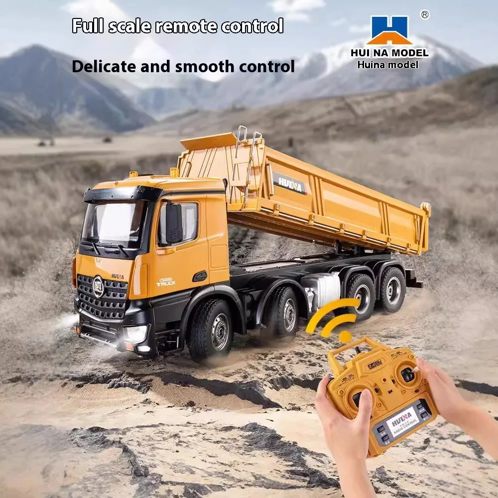 Huina 1536 RC Wywrotka 1/14 12 – Dump Truck Toy recenzja i cena