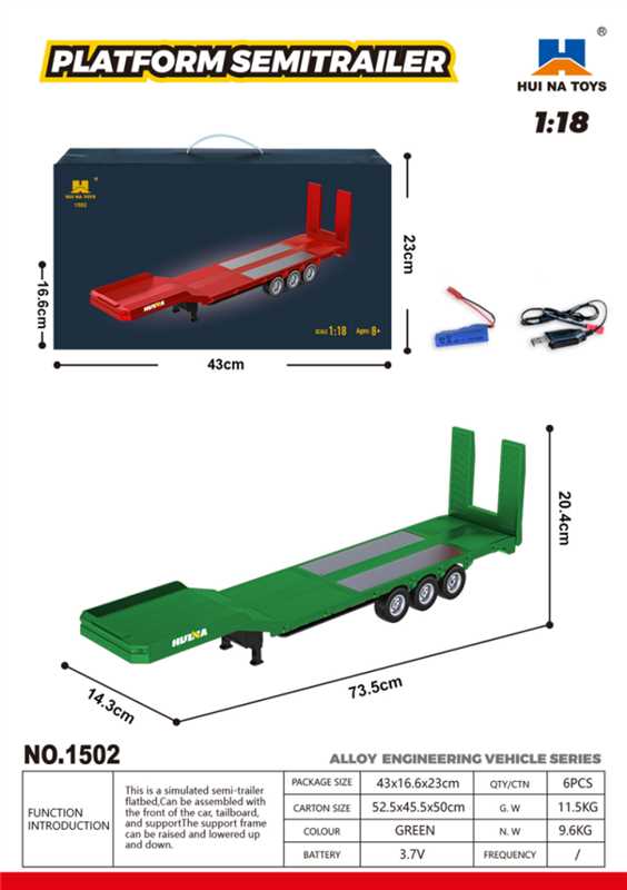Huina 1/18 1509 RC Elektryczny – Dump Truck Toy recenzja i cena