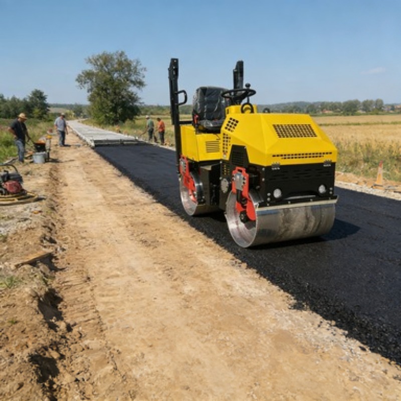 Jednobębnowy wałek drogowy wib – Heavy Equipment Rollers recenzja i cena