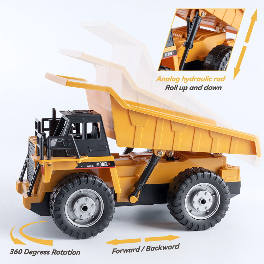 Ciężarówka wywrotka RC w skali – Dump Truck Toy recenzja i cena