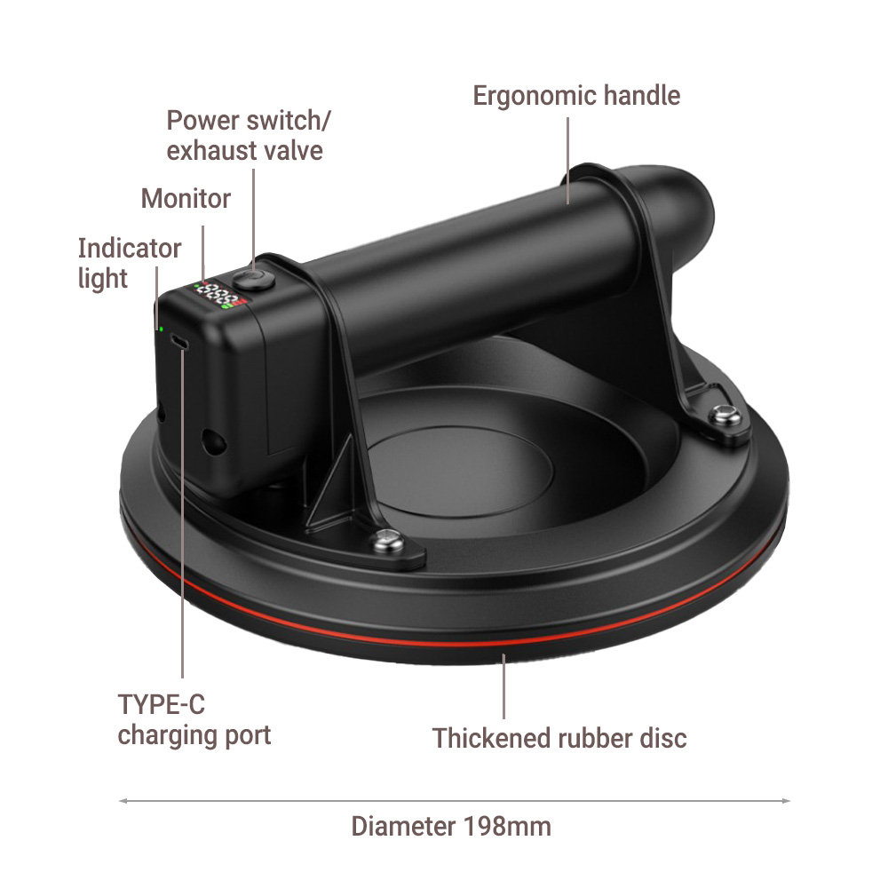 Elektryczna przyssawka próżnio – Vacuum Suction Cup Lifter recenzja i cena